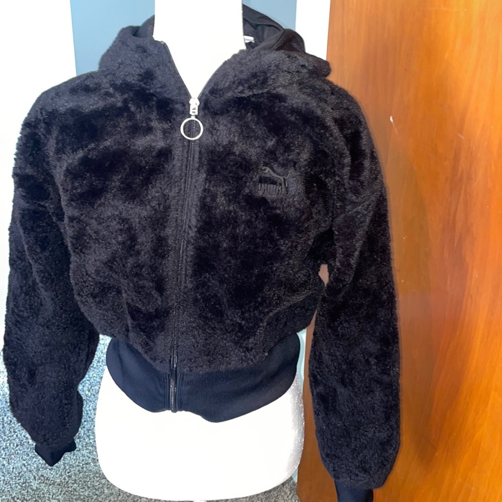 Fur zip up